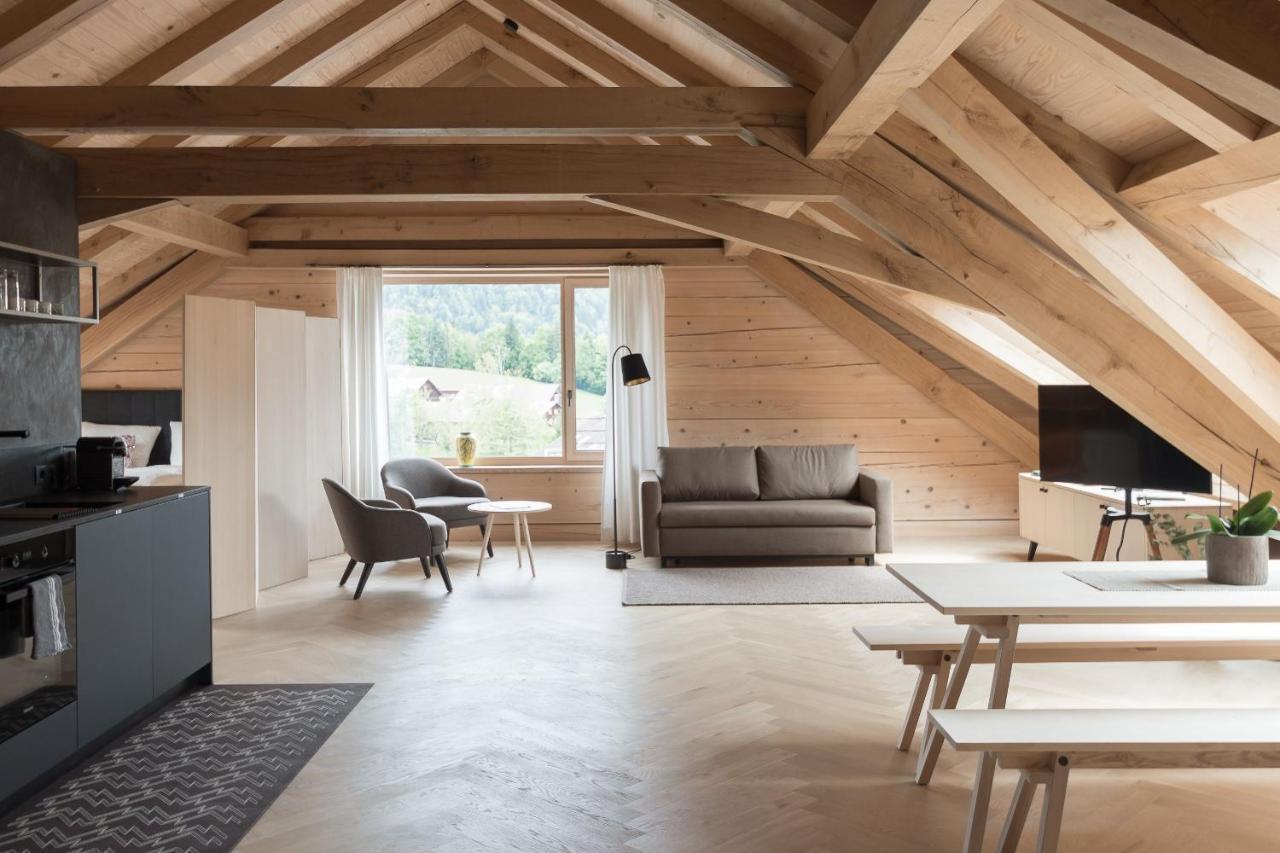 Haus Hof 30 Apartment Schwarzenberg im Bregenzerwald Bagian luar foto